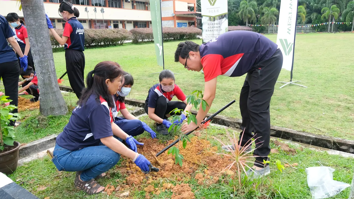 W.A.T.E.R programme tree planting